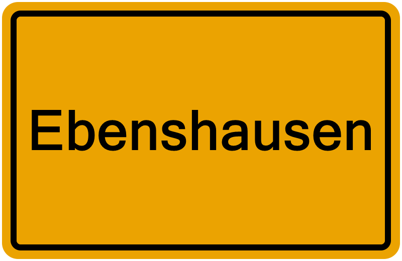 Handelsregister Ebenshausen