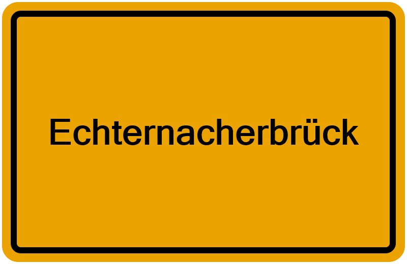 Handelsregister Echternacherbrück