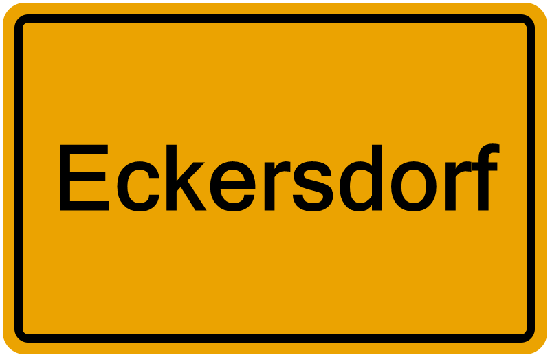 Handelsregister Eckersdorf