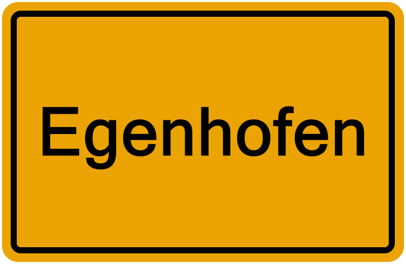 Handelsregister Egenhofen