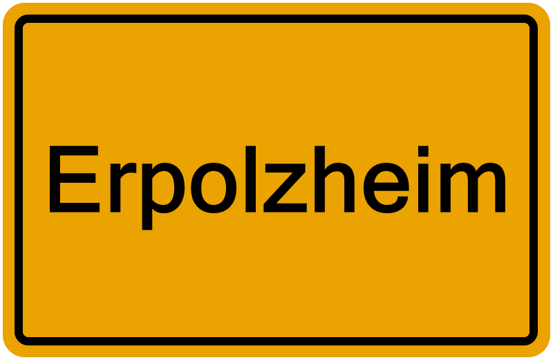 Handelsregister Erpolzheim