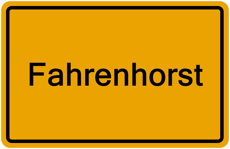 Handelsregister Fahrenhorst