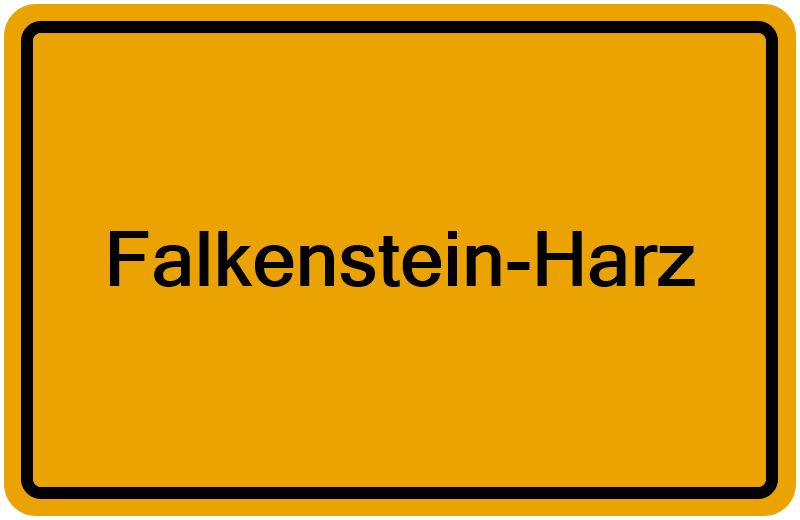 Handelsregister Falkenstein-Harz
