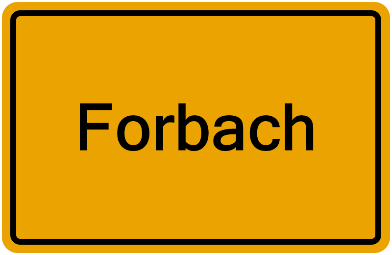 Handelsregister Forbach