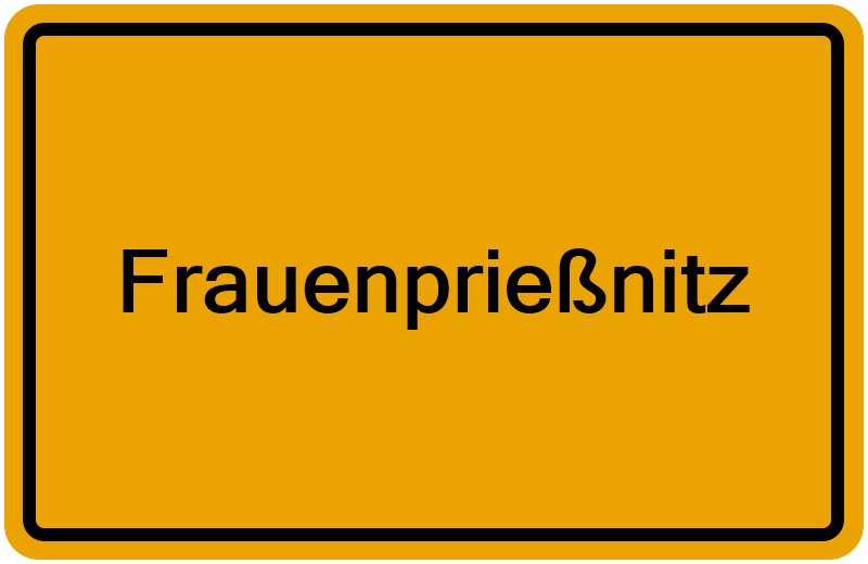 Handelsregister Frauenprießnitz