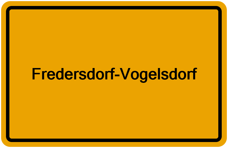 Handelsregister Fredersdorf-Vogelsdorf