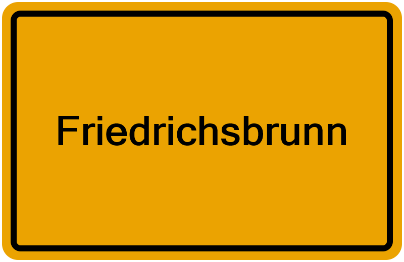 Handelsregister Friedrichsbrunn