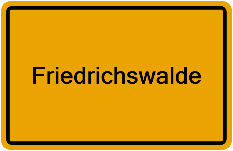 Handelsregister Friedrichswalde