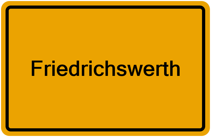 Handelsregister Friedrichswerth