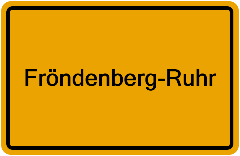 Handelsregister Fröndenberg-Ruhr