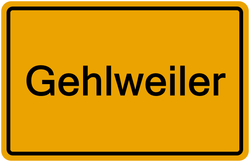 Handelsregister Gehlweiler