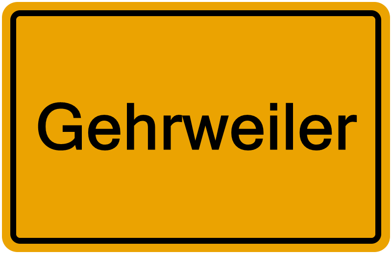 Handelsregister Gehrweiler