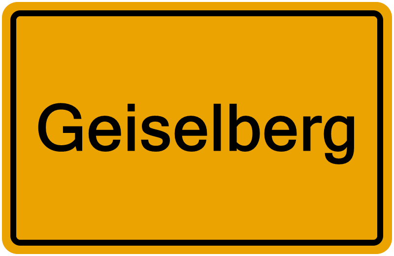 Handelsregister Geiselberg