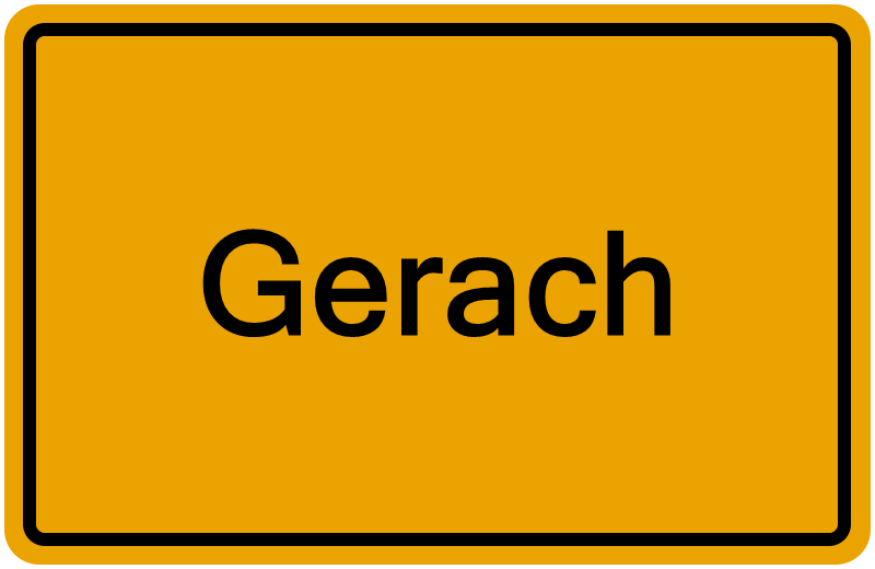 Handelsregister Gerach