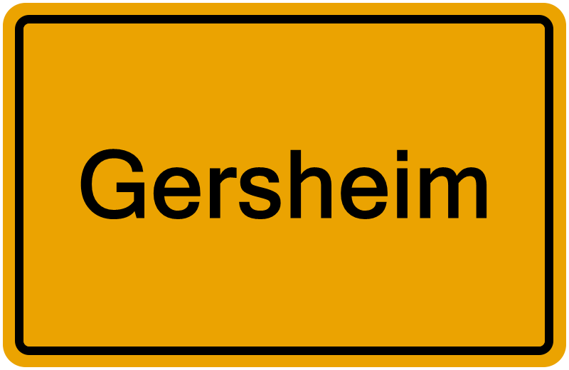 Handelsregister Gersheim