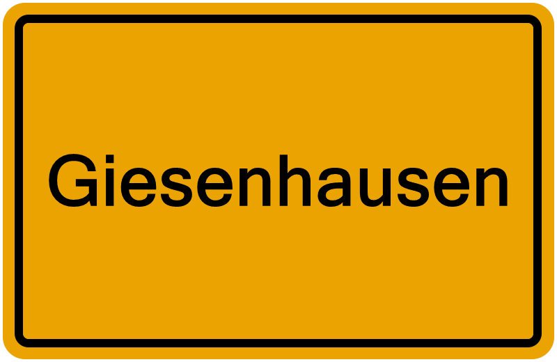 Handelsregister Giesenhausen