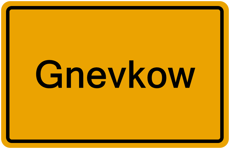 Handelsregister Gnevkow