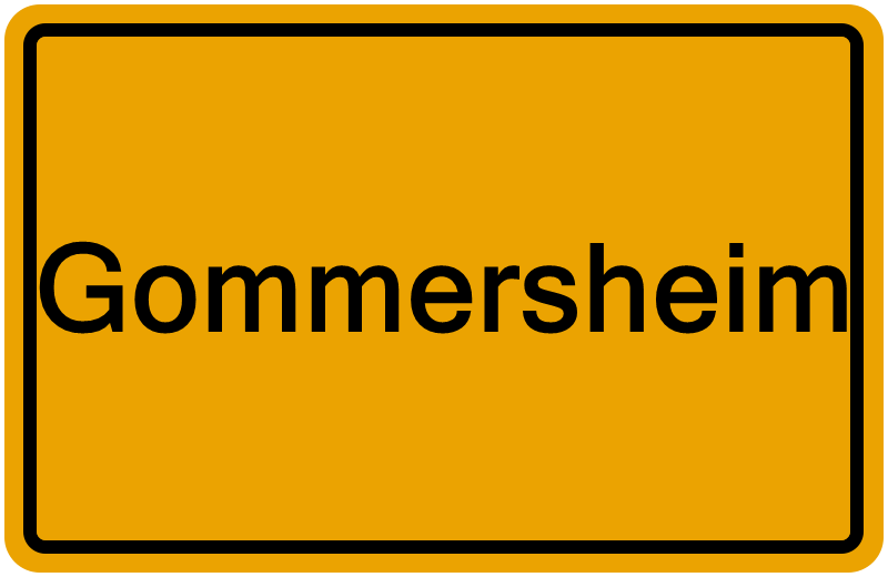 Handelsregister Gommersheim