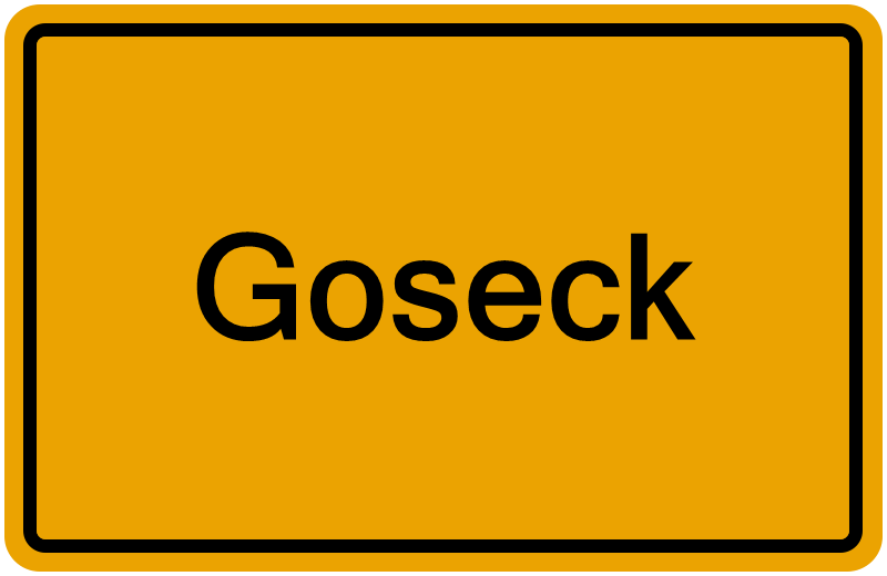 Handelsregister Goseck