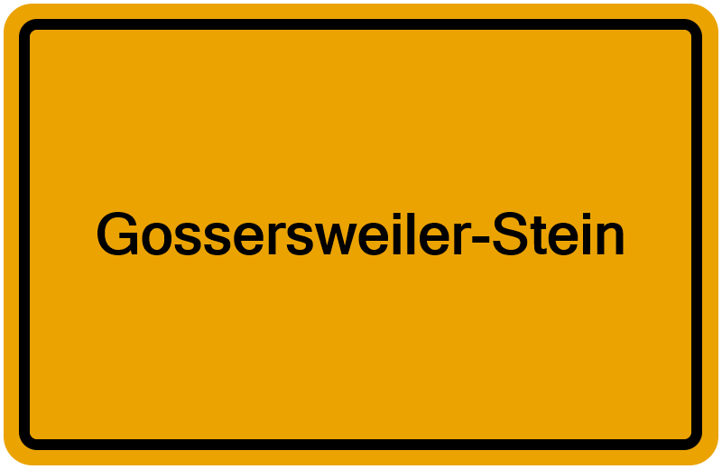 Handelsregister Gossersweiler-Stein