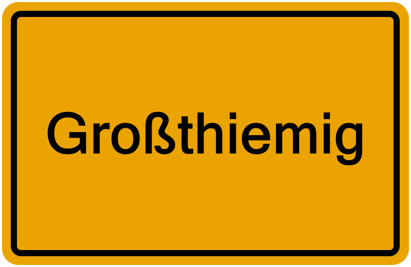 Handelsregister Großthiemig