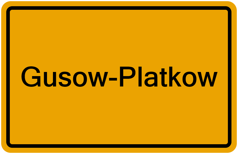 Handelsregister Gusow-Platkow