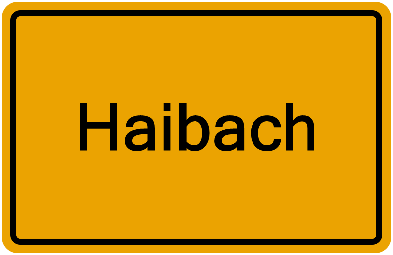 Handelsregister Haibach