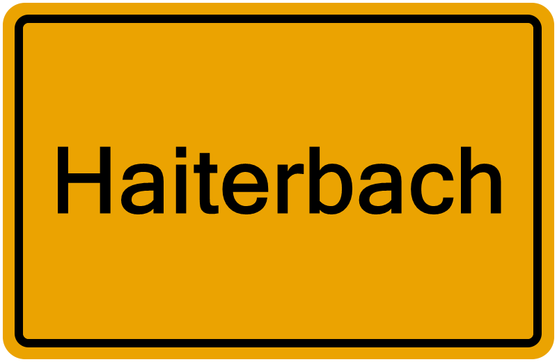 Handelsregister Haiterbach