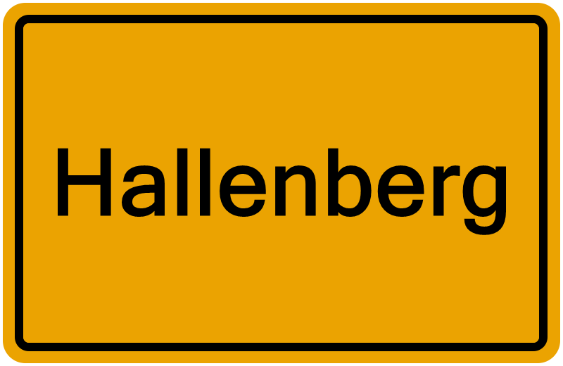 Handelsregister Hallenberg