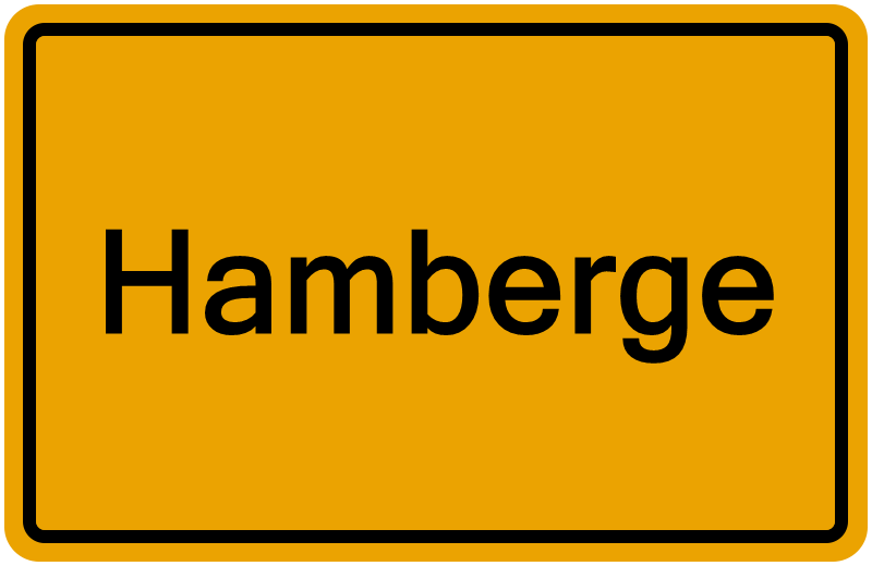 Handelsregister Hamberge