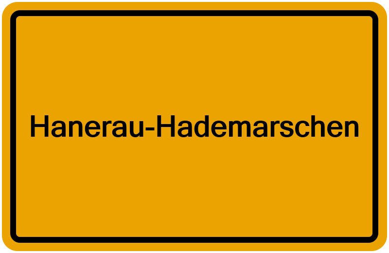 Handelsregister Hanerau-Hademarschen