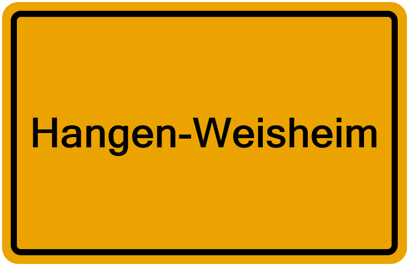 Handelsregister Hangen-Weisheim