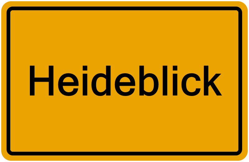 Handelsregister Heideblick