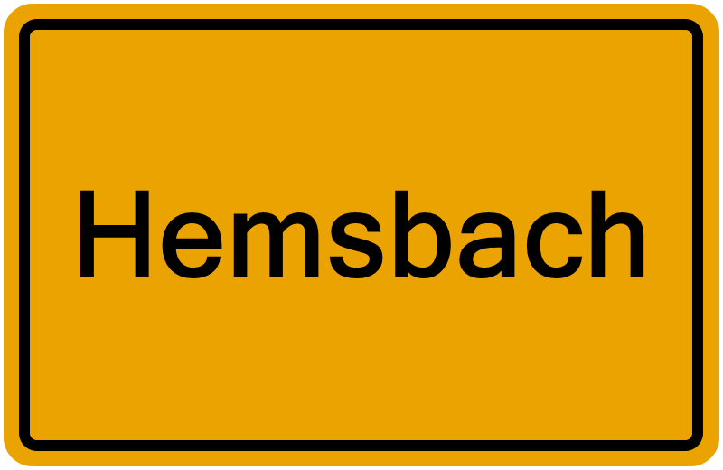 Handelsregister Hemsbach