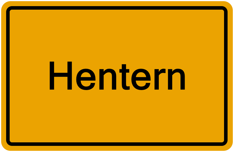 Handelsregister Hentern