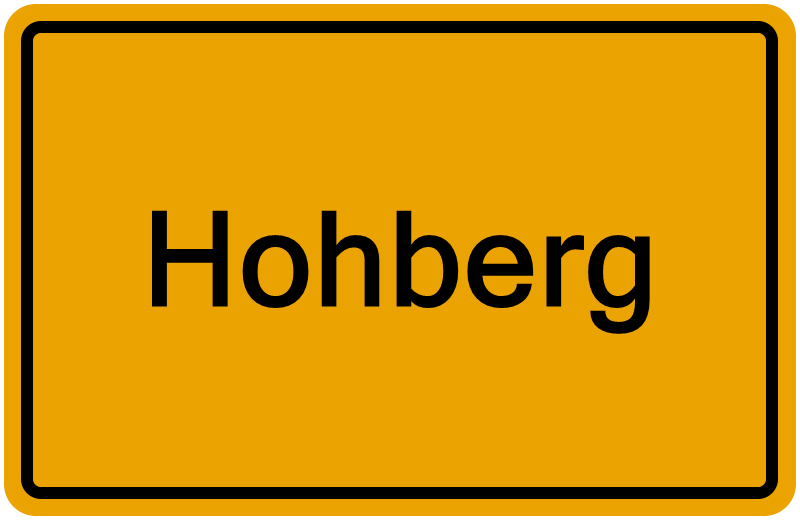 Handelsregister Hohberg