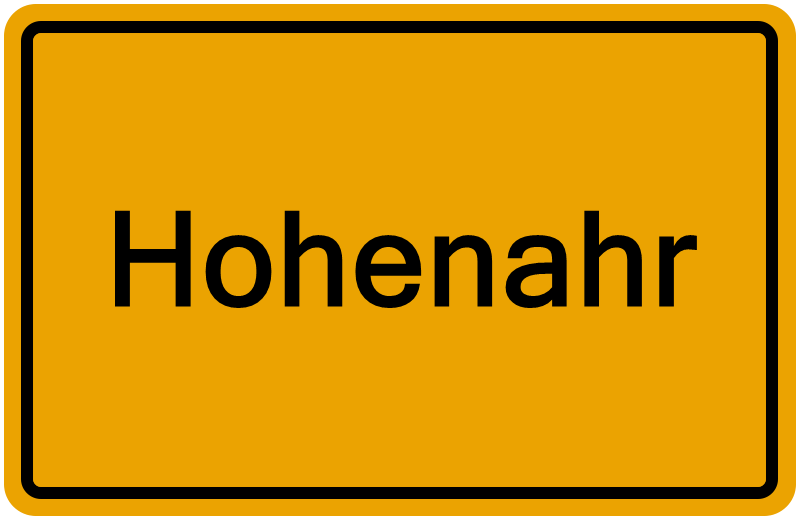 Handelsregister Hohenahr