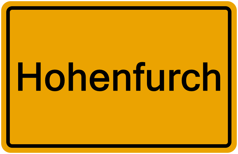 Handelsregister Hohenfurch