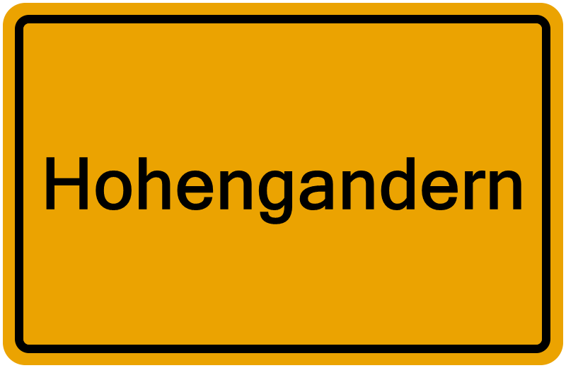 Handelsregister Hohengandern