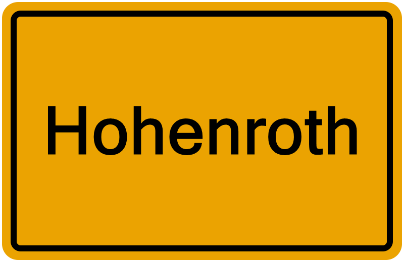 Handelsregister Hohenroth