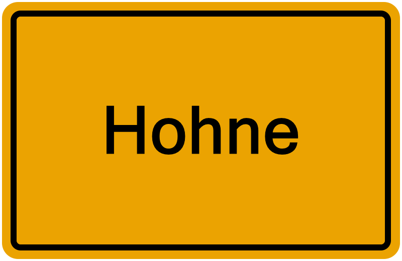 Handelsregister Hohne