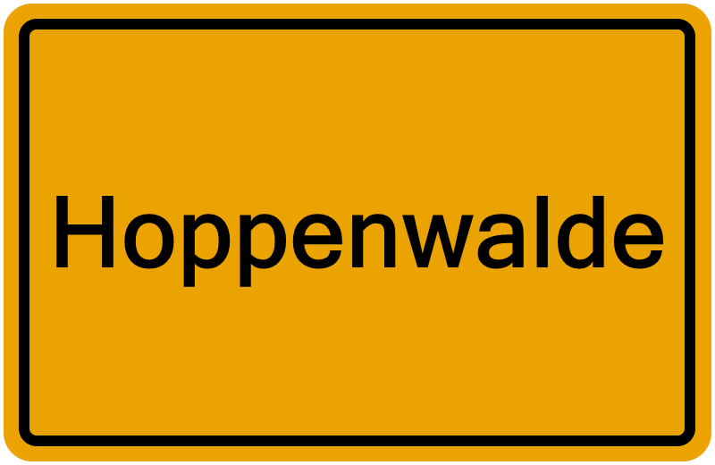 Handelsregister Hoppenwalde