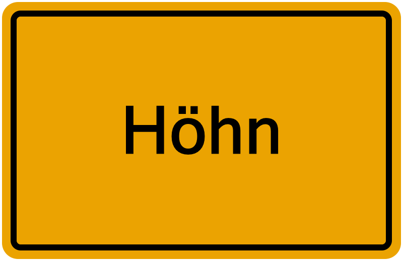 Handelsregister Höhn