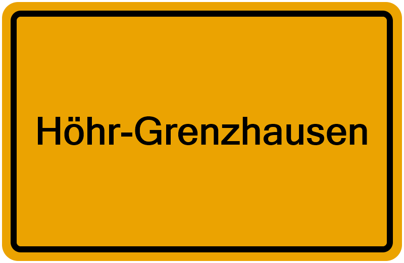 Handelsregister Höhr-Grenzhausen