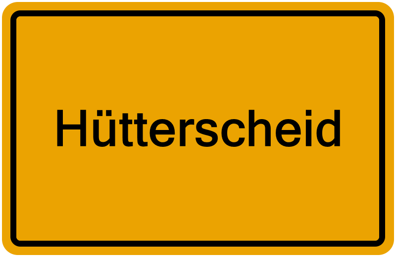 Handelsregister Hütterscheid