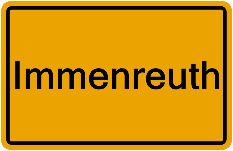 Handelsregister Immenreuth