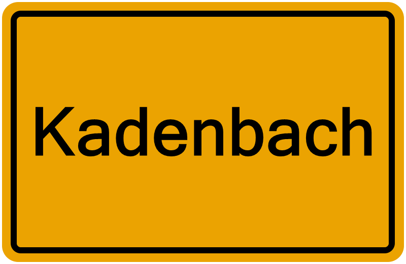 Handelsregister Kadenbach