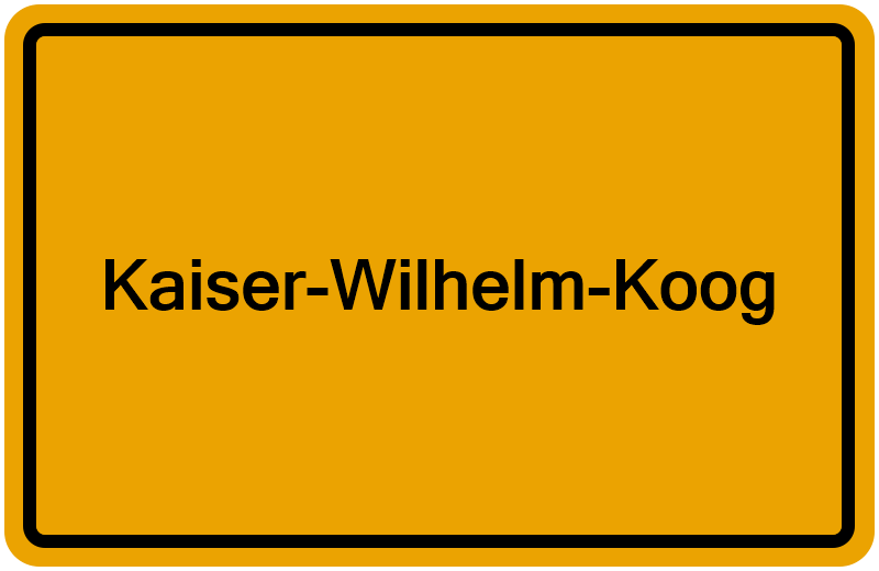Handelsregister Kaiser-Wilhelm-Koog