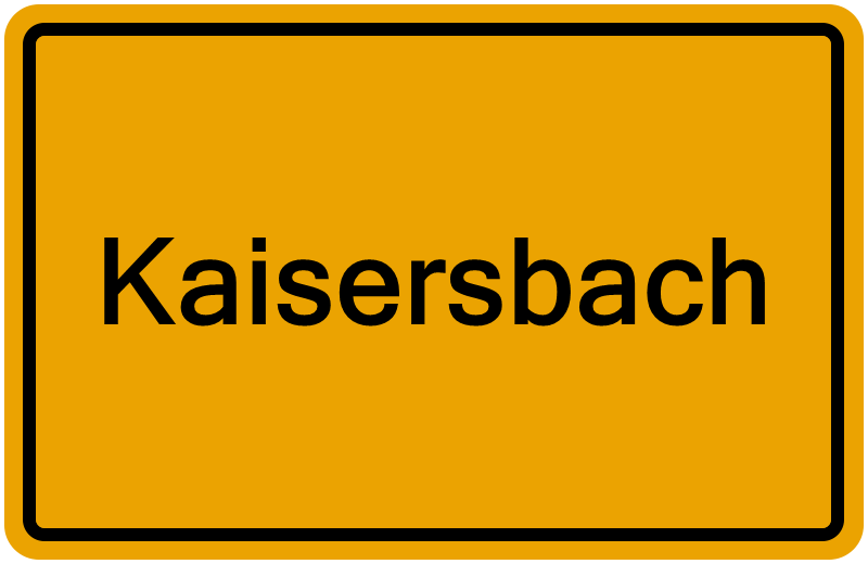 Handelsregister Kaisersbach