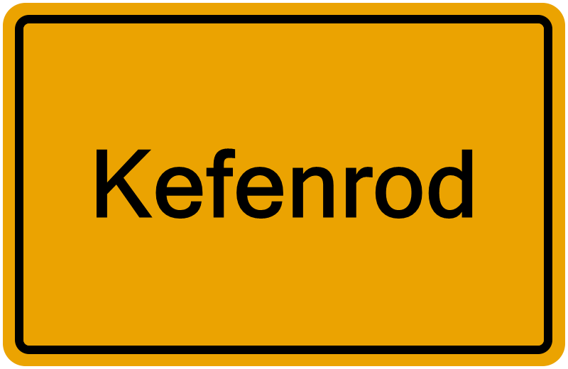 Handelsregister Kefenrod